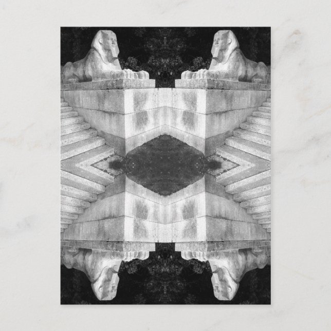 London-Sphinx Postkarte (Vorderseite)