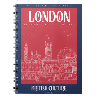 London - Splendid Place to Live Notizblock