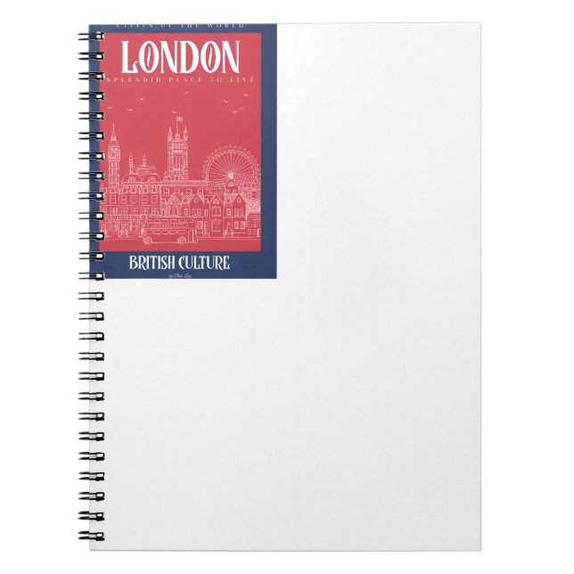 London - Splendid Place to Live Notizblock (Vorderseite)