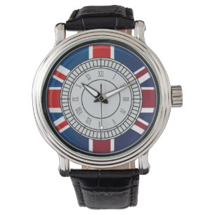 London-Stadt-Big Ben-Ziffernblatt-Uhr Armbanduhr