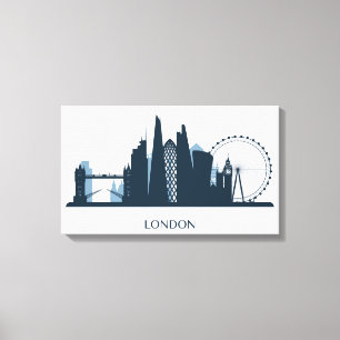 London-Stadt-Skyline Leinwanddruck