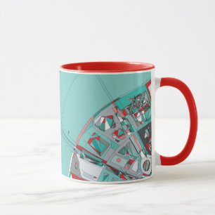 London-Stadt-Struktur-Karte Tasse