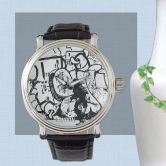 London Street Art Watch, Samurai, Kreative Kunst Armbanduhr