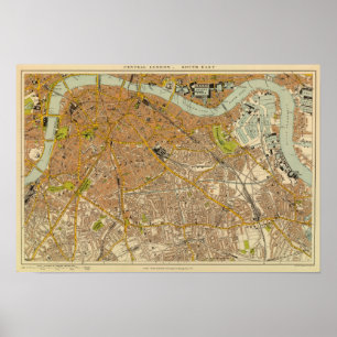 London Südost Poster
