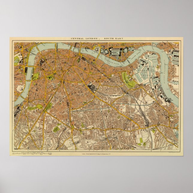 London Südosten Poster (Vorne)