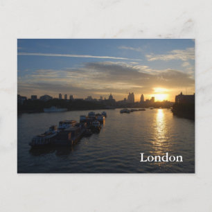 London Sunrise Postcard Postkarte