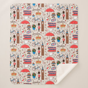 London-Symbol-Muster Sherpadecke