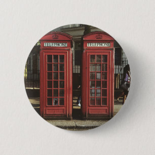 London Telefonzelle Button