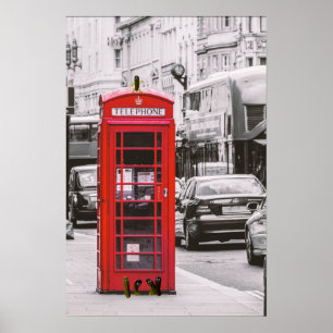 London Telefonzelle Poster
