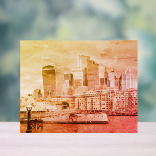 London - The City Acrylschild