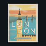 London - The Square Mile Postkarte<br><div class="desc">Anderson Design Group is an award-winning illustration and design firm in Nashville,  Tennessee. Founder Joel Anderson directs a team of talented artists to create original poster art that looks like classic vintage advertising prints from the 1920s to the 1960s.</div>