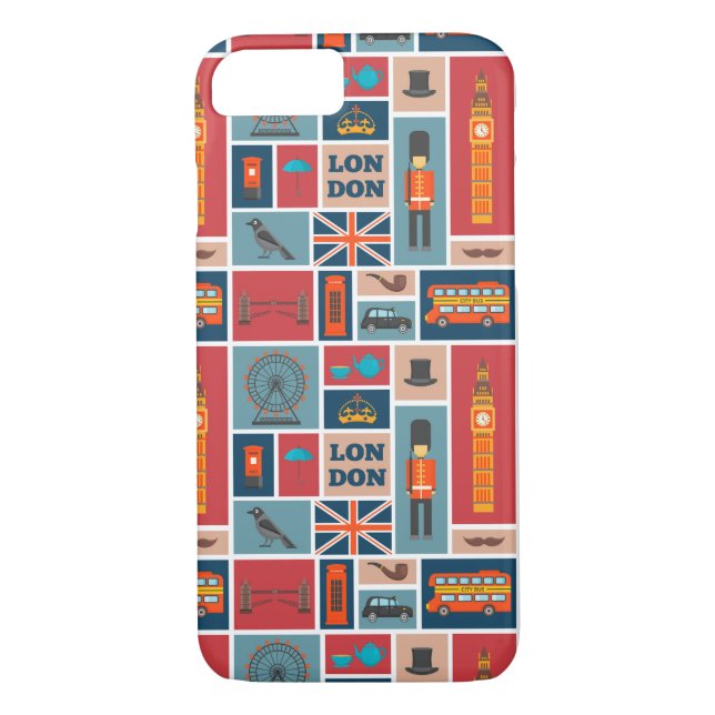London Theme Case-Mate iPhone Hülle (Rückseite)