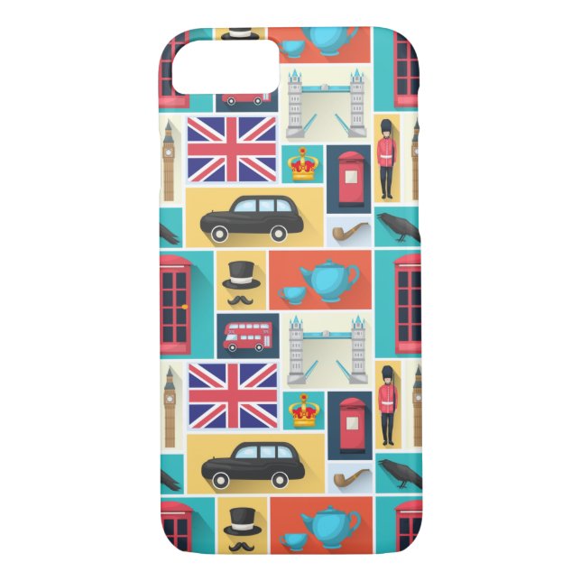 London Theme Case-Mate iPhone Hülle (Rückseite)