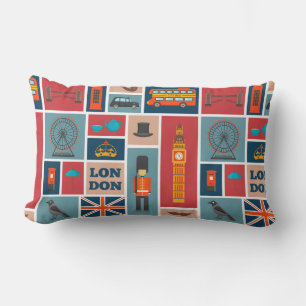 London Themed Lendenkissen