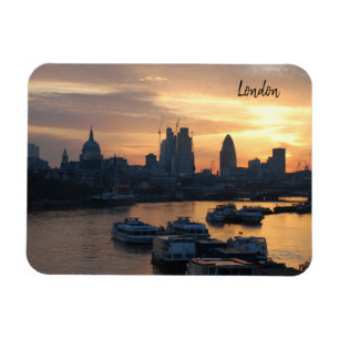London - Themse bei Sonnenaufgang Magnet