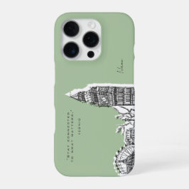 London Tone Sketch iPhone Case iPhone 16 Pro Hülle