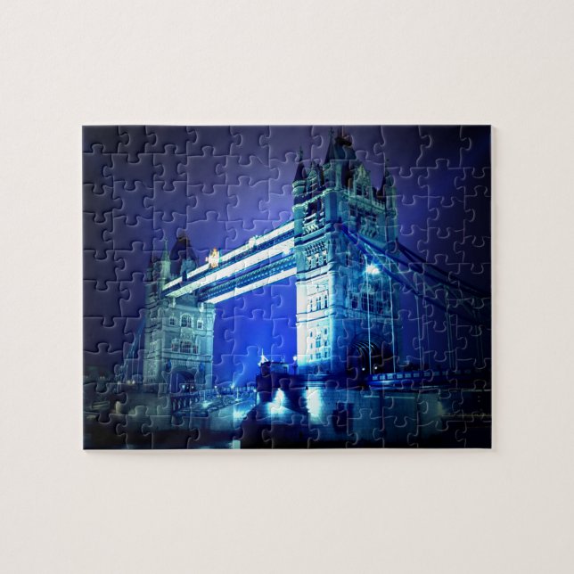 London Tower Bridge & Blue Night (Horizontal)
