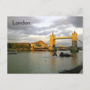 London Tower Bridge Postcard Postkarte