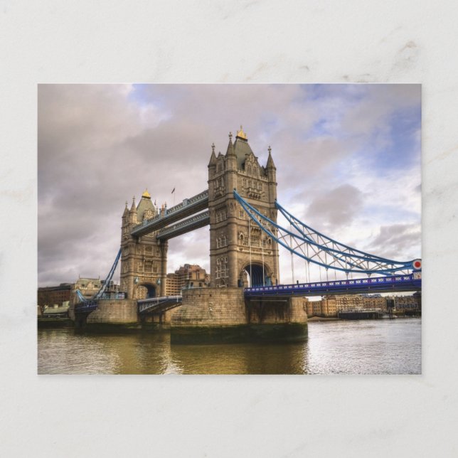 London Tower Bridge Postkarte (Vorderseite)