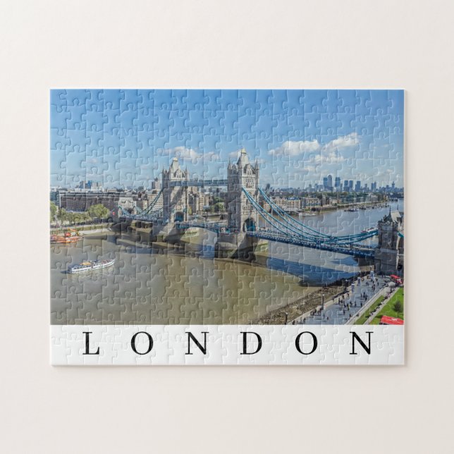 London Tower Bridge puzzle de vues aériennes (Horizontal)