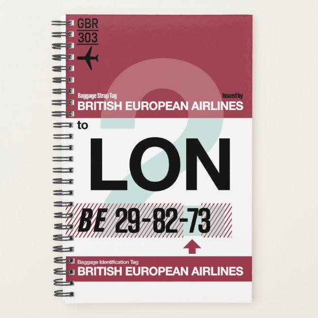 London - Travel Planner 2026 Planer (Vorderseite)