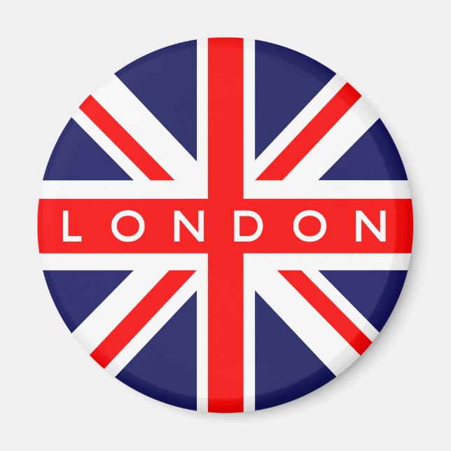 London UK Flag Magnet (Vorne)
