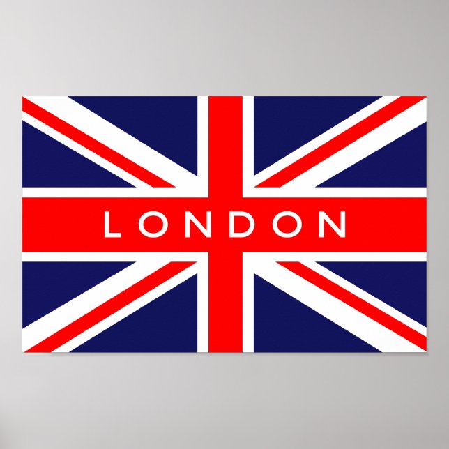 London UK Flag Poster (Vorne)