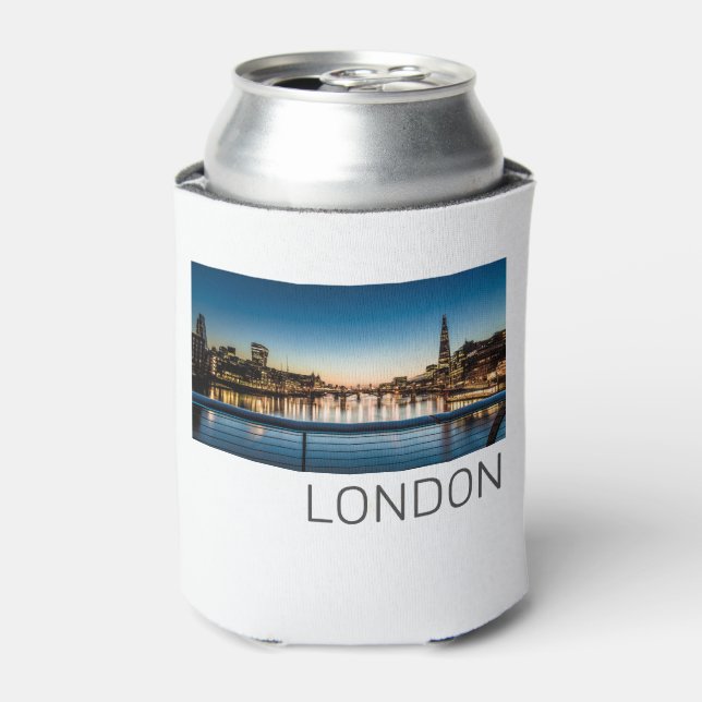 London Uk Skyline Vereinigtes Königreich England S Dosenkühler (Kanne Vorderseite)