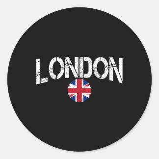 London UK Vereinigtes Königreich Jack England Runder Aufkleber