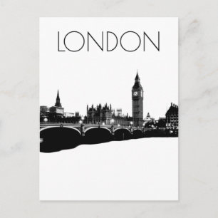 London und Big Ben Postkarte