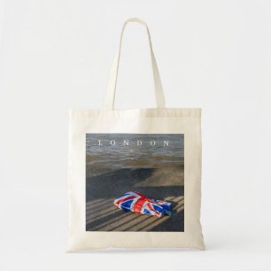 London Union Jack plastic bag tote bag