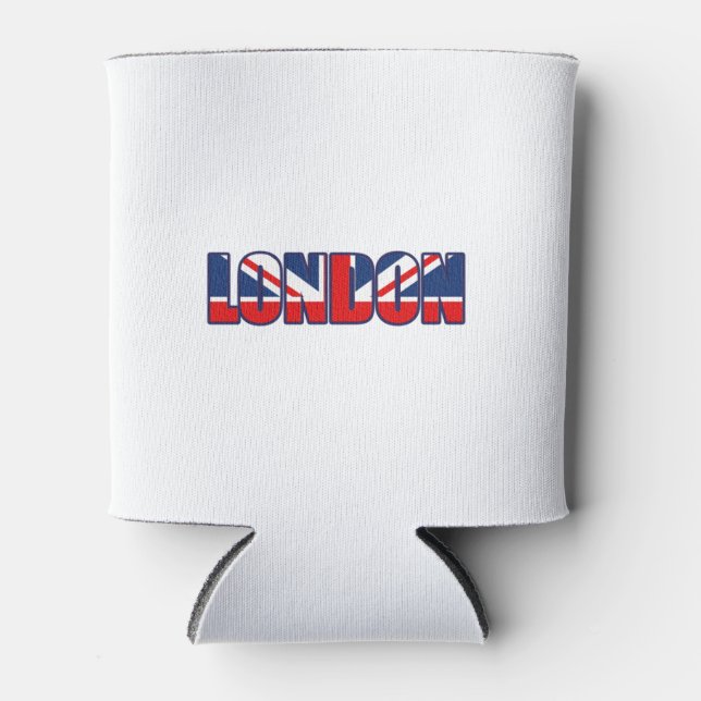 London unter britischer Flagge Dosenkühler (Vorderseite)