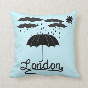 London   unter einem Regenschirm Kissen