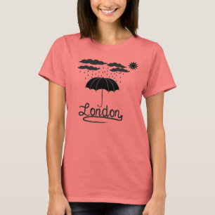 London   unter einem Regenschirm T-Shirt