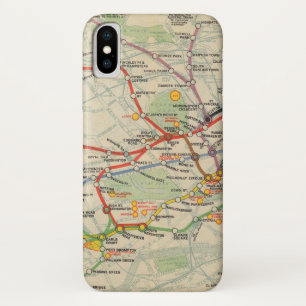 London-Untergrund-Eisenbahn-Karte Case-Mate iPhone Hülle
