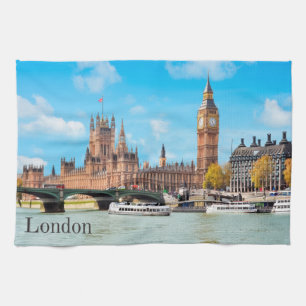 London, Vereinigtes Königreich Big Ben Ansicht     Geschirrtuch