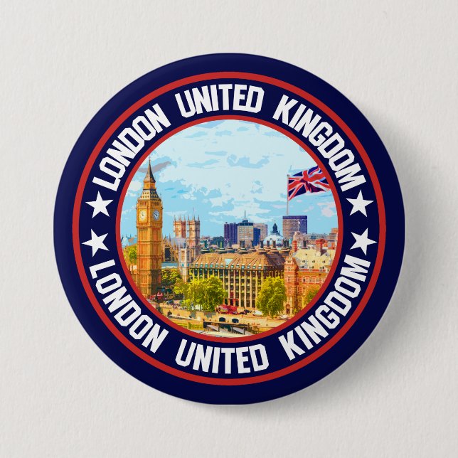 London Vereinigtes Königreich Button (Vorderseite)