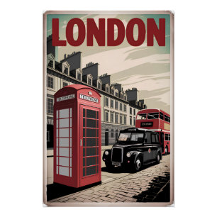 London Vintag Poster