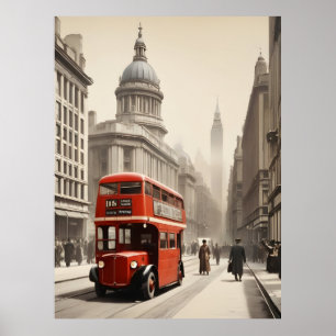 London Vintage-Plakat Poster