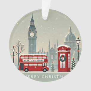London Weihnachten Big Ben & Festliches London Ornament