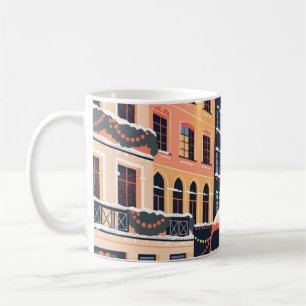 London Weihnachten Big Ben Reiseplakat Kaffeetasse