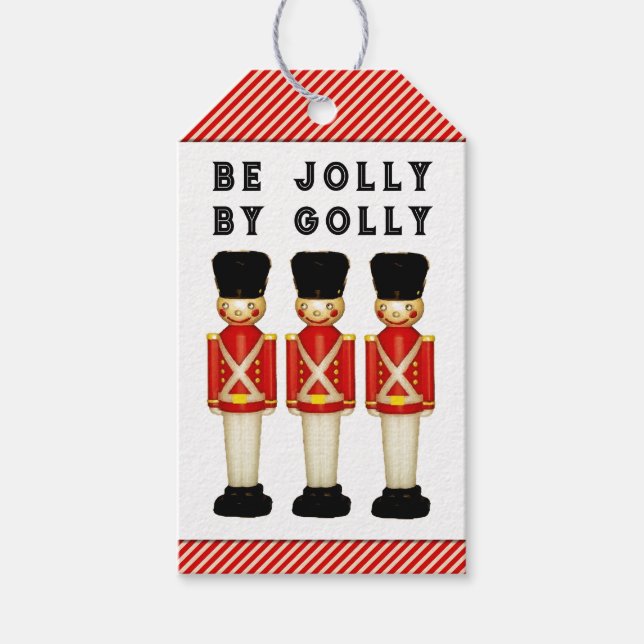 London - Weihnachten Geschenkanhänger (Vorderseite)