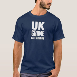 LONDON-Weißfarbe des BRITISCHEN Schmutzes Ost T-Shirt