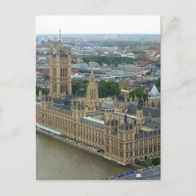 London Westminster Postkarte (Vorderseite)