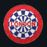LONDON White, Navy Blue and Red (bearbeitbarer Tex Dartscheibe<br><div class="desc">LONDON White, Navy Blue und Red Colored Dart Board Spiel inklusive 6 Messingdarts. Sie können Text editieren, indem Sie die Personalisierungsoption auswählen 🎯 Bitte lass mir, ob Sie weitere Fragen haben und weil Zazzles Kundensupport die Kundenerfahrung bearbeitet, können Sie den Zazzle Kundensupport per Chat, Telefon oder E-Mail erreichen, wie in...</div>
