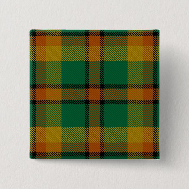 Londonderry Landkreis Irish Tartan Button (Vorderseite)