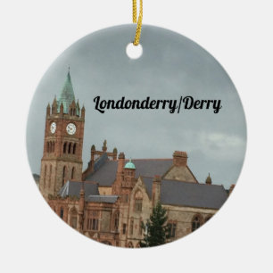 Londonderry-Uhrturm-Keramik-Ornament Keramik Ornament