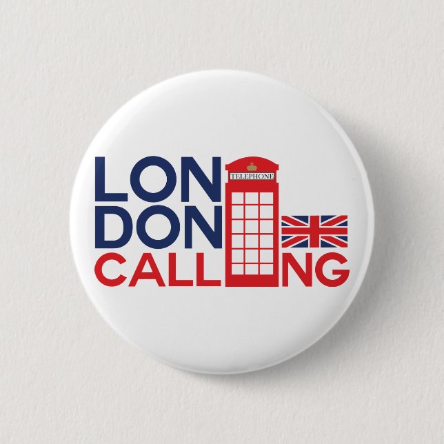 Londoner Anruf Button (Vorderseite)