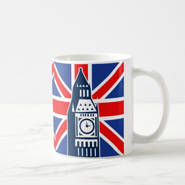 Londoner Anruf Kaffeetasse (Rechts)