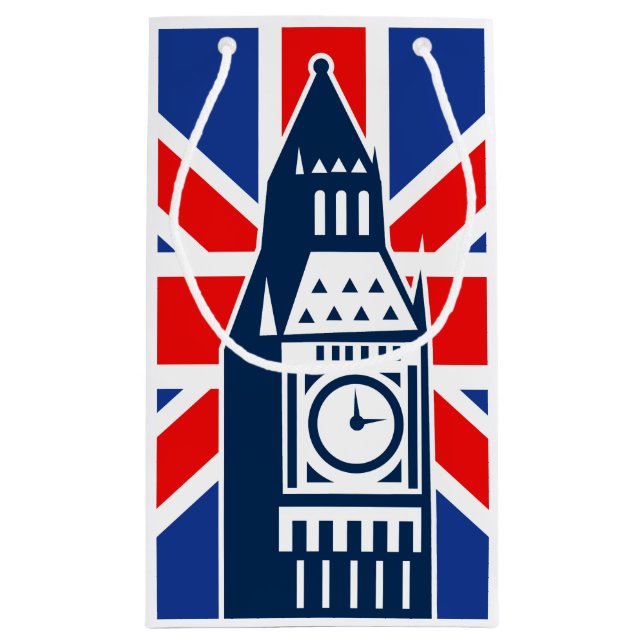 Londoner Anruf Kleine Geschenktüte (Rückseite)